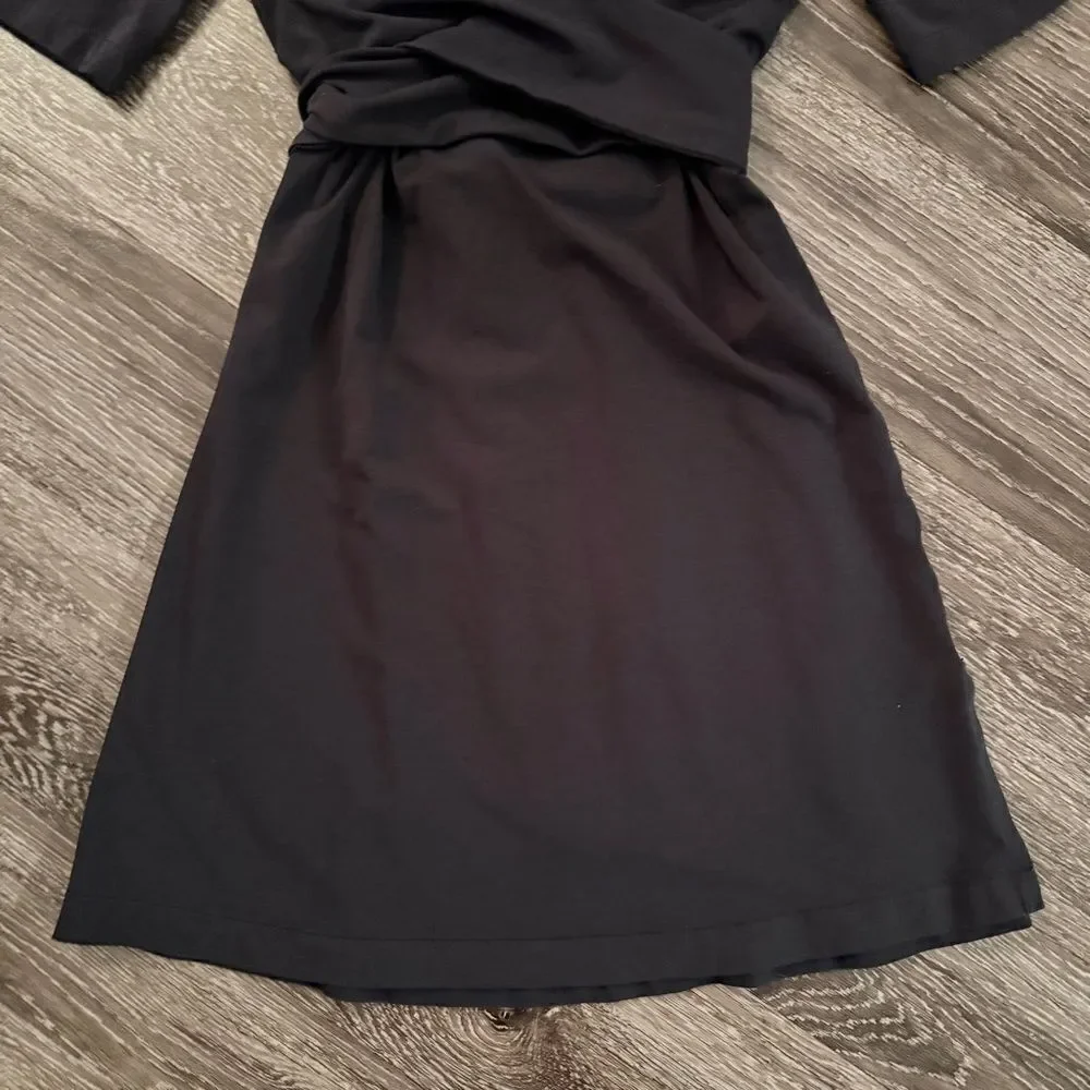 Lululemon Cotton Wrap-Front T-Shirt Dress
